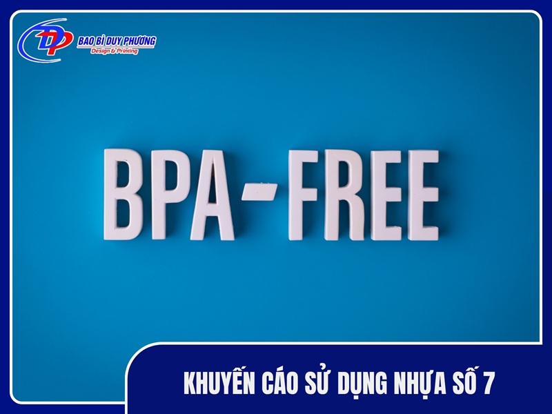 Khuyến cáo sử dụng nhựa số 7