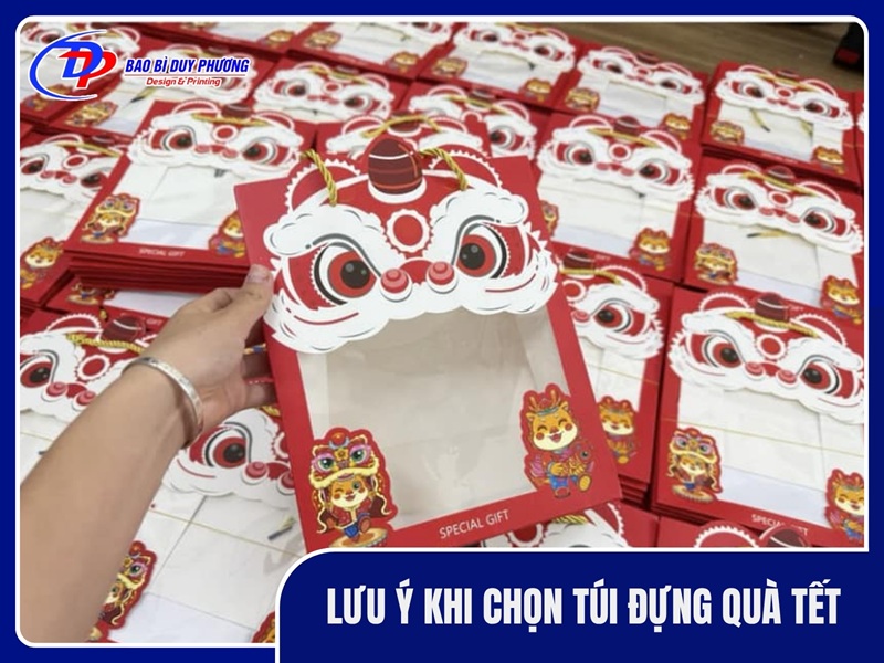 Lưu ý khi chọn túi đựng quà tết