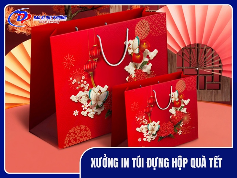 Xưởng in túi đựng hộp quà tết ý nghĩa đẹp giá tốt tại HCM