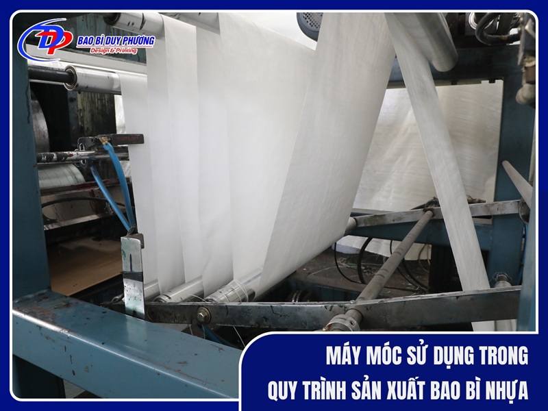 Các loại máy móc sử dụng trong quy trình sản xuất bao bì nhựa