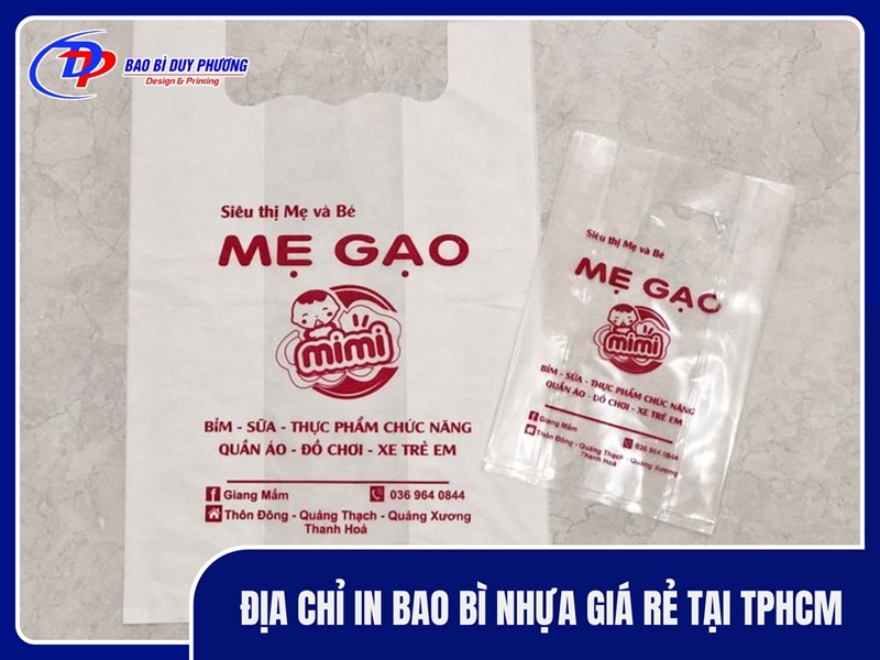 Địa chỉ in bao bì nhựa chất lượng giá rẻ tại TPHCM