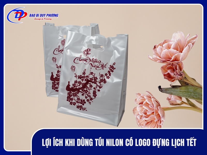 Lợi ích khi dùng túi nilon có logo đựng lịch tết