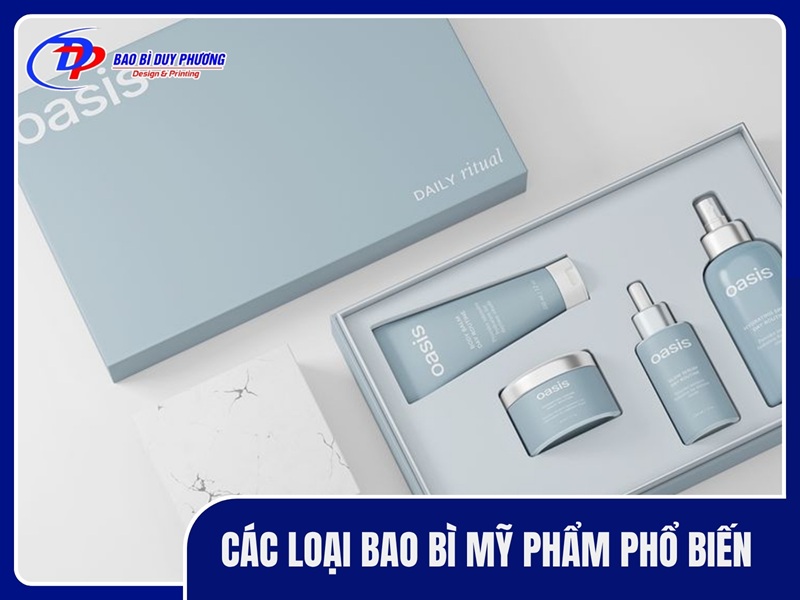 Các loại bao bì mỹ phẩm phổ biến