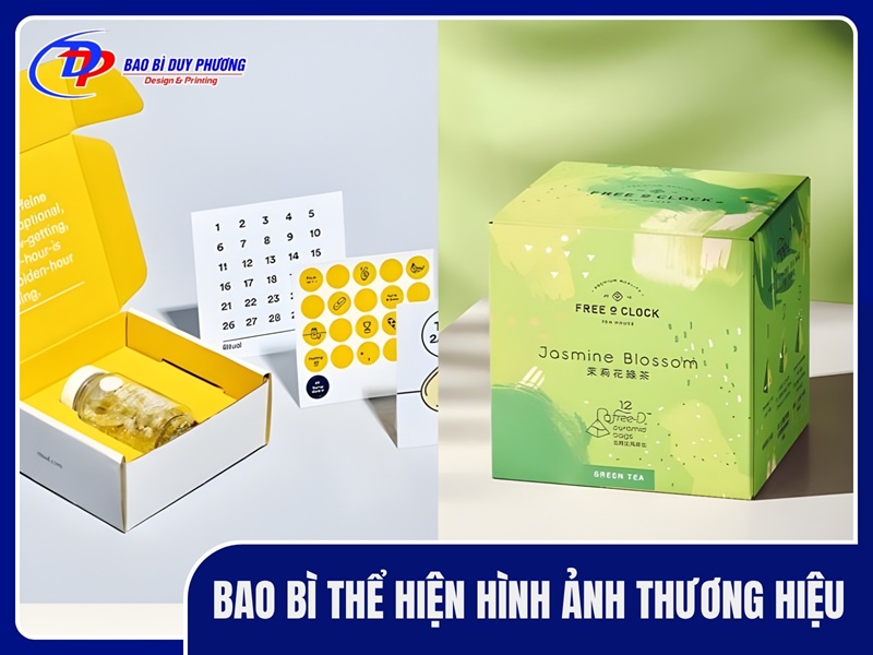 Bao bì thể hiện hình ảnh thương hiệu