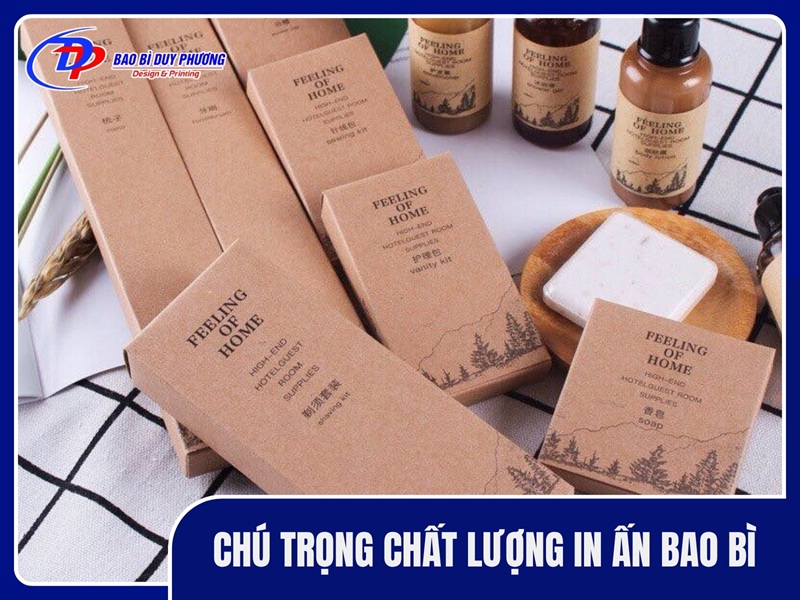 Chú trọng chất lượng in ấn và quy trình sản xuất bao bì