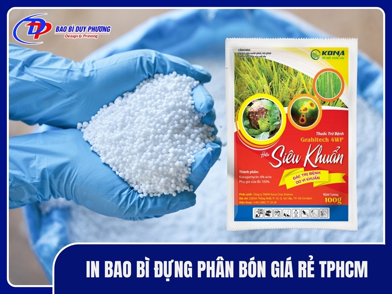 Xưởng in bao bì đựng phân bón giá rẻ số lượng lớn tại TPHCM