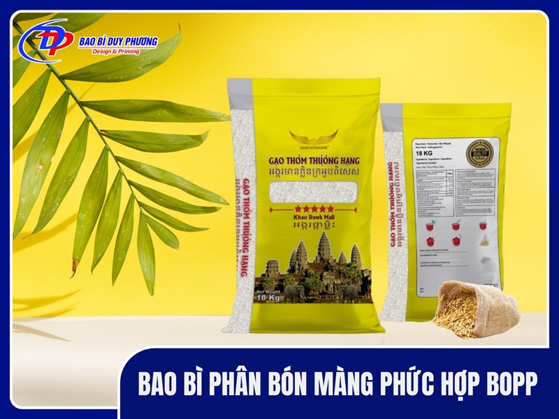 Bao bì phân bón màng phức hợp BOPP