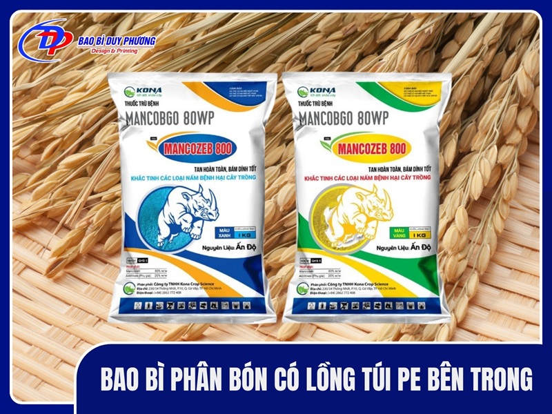 Bao bì phân bón có lồng túi PE bên trong