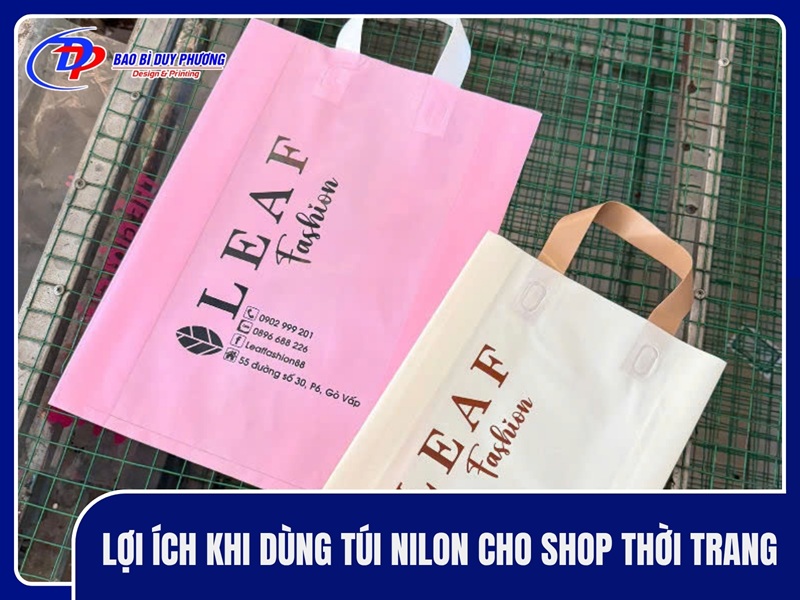 Loi ich khi su dung tui nilon cho shop thoi trang