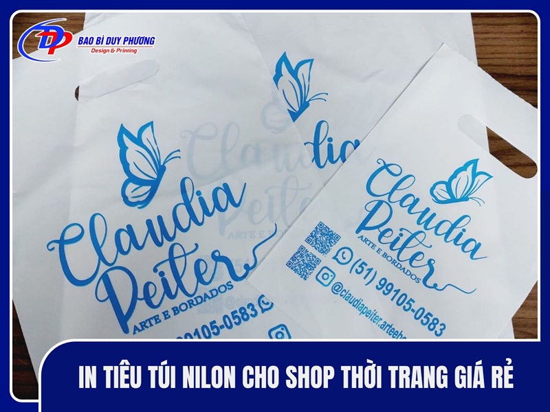Địa chỉ in tiêu túi nilon cho shop thời trang giá rẻ thiết kế theo yêu cầu