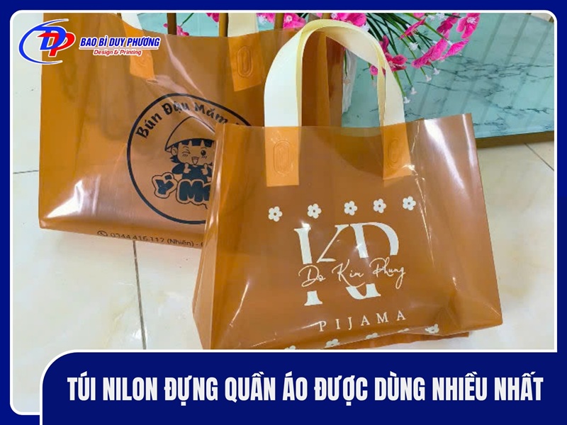 Túi nilon đựng quần áo được dùng nhiều nhất