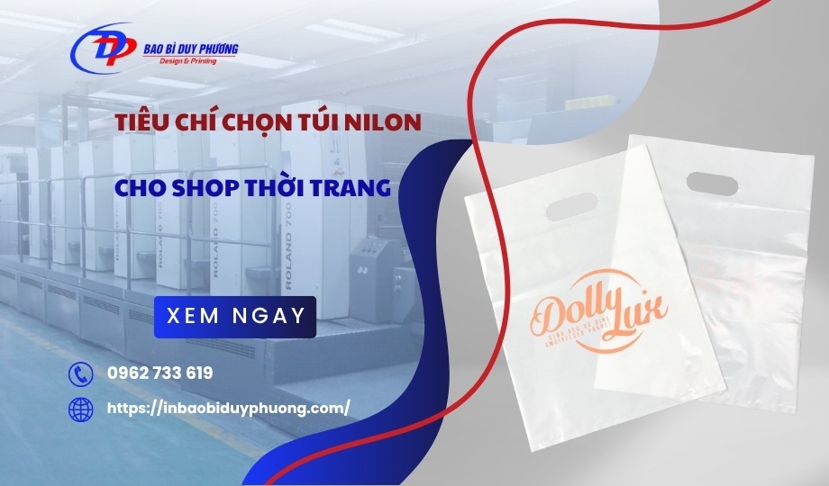 7 tiêu chí chọn túi nilon cho shop thời trang phù hợp NHẤT