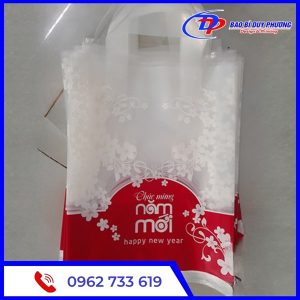 Túi nilon trong có quai xách