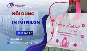 Nội dung in túi nilon CẦN CÓ để tăng nhận diện thương hiệu