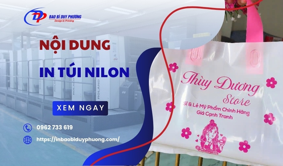 Nội dung in túi nilon CẦN CÓ để tăng nhận diện thương hiệu