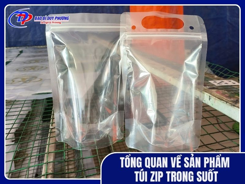 tổng quan thông tin về túi zipper trong suốt