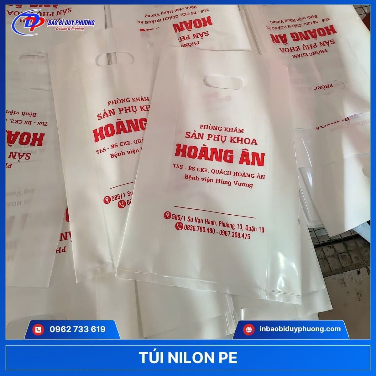 in túi nilong PE giá rẻ