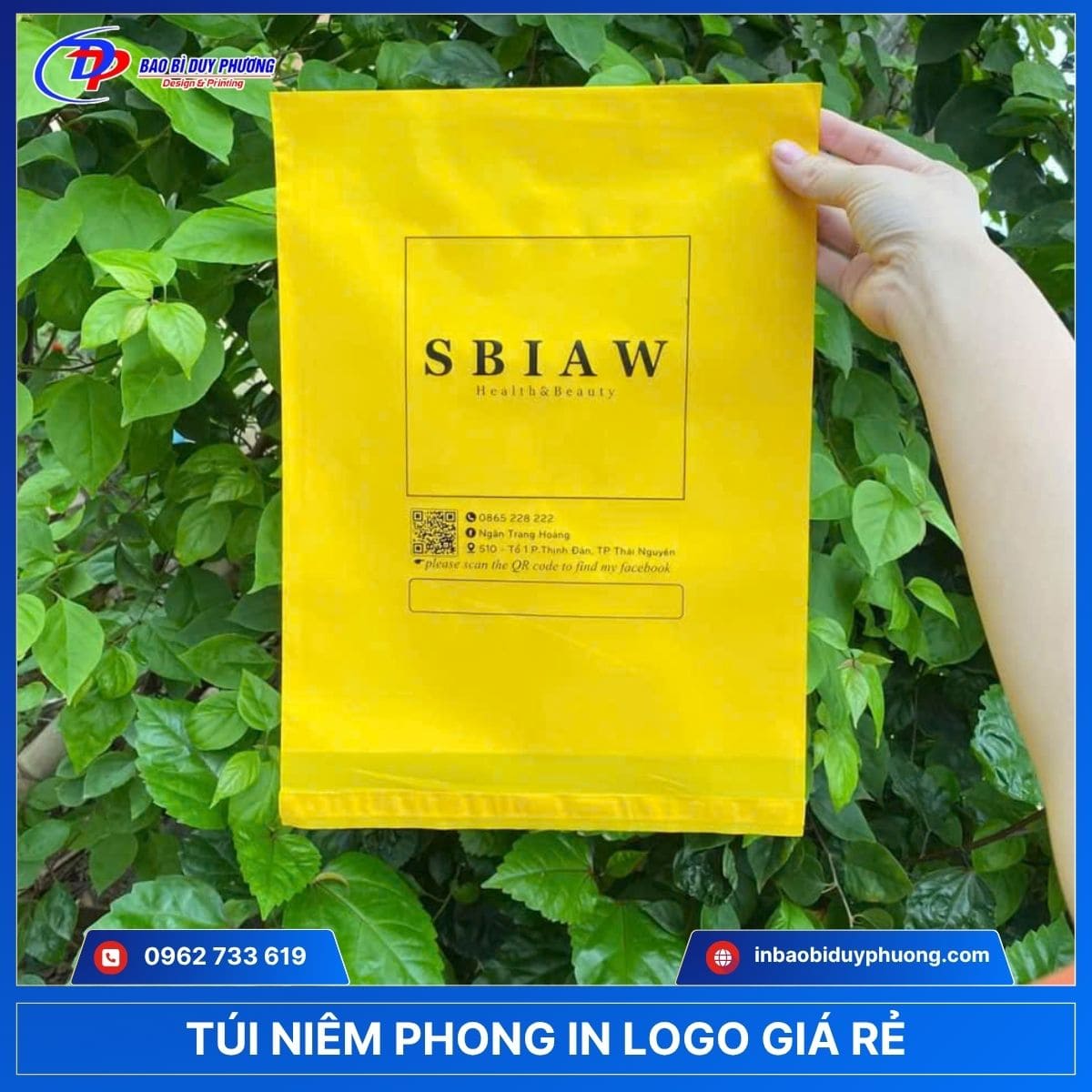 túi niêm phong đóng gói hàng in logo