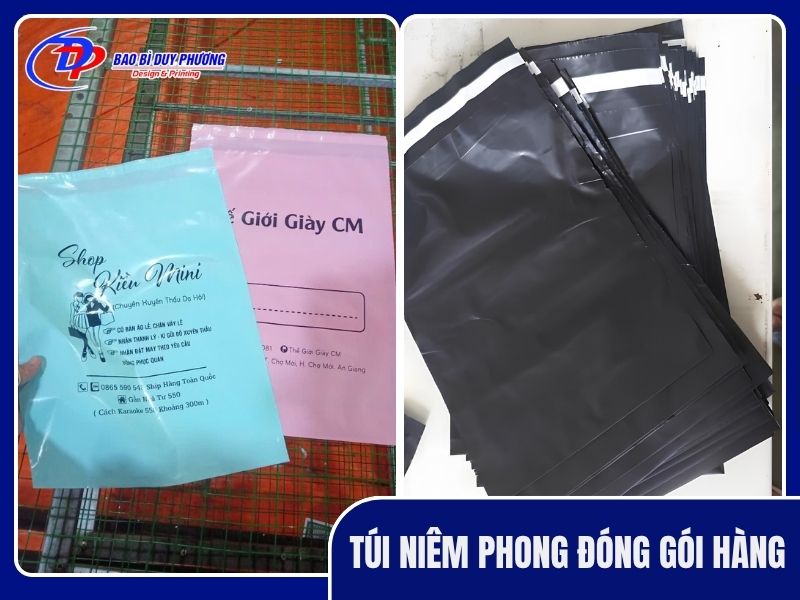 túi ni lông niêm phong hàng hóa