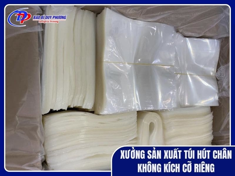 Xưởng xản xuất túi hút chân không theo kích cỡ riêng
