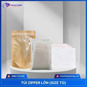 Túi zip lớn