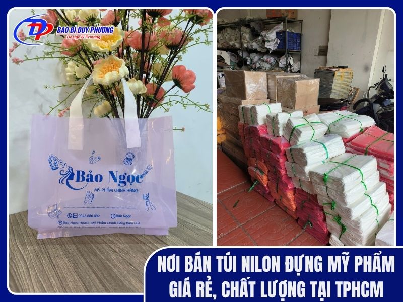 Nơi bán túi nhựa ni lông đưng mỹ phẩm giá rẻ, uy tín