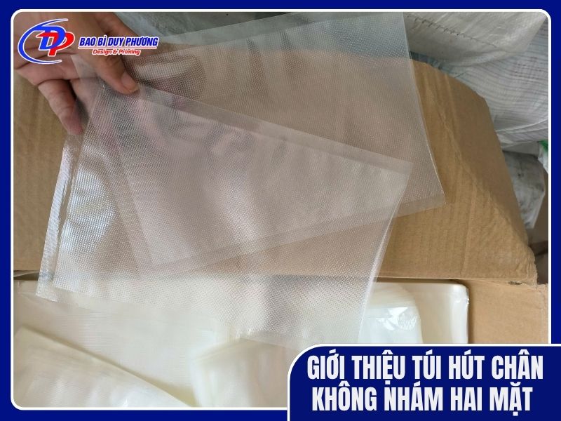 Giới thiệu túi ni lông hút chân không hai mặt nhám