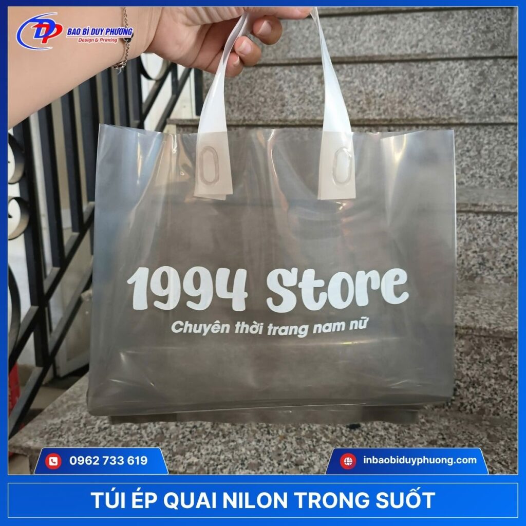 Túi ép quai nhựa trong suốt