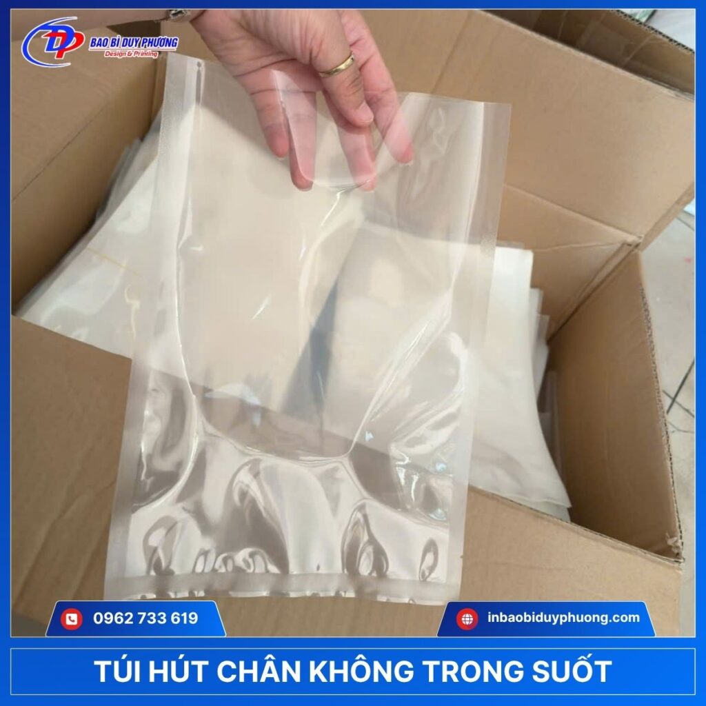 Túi PA hút chân không trong suốt
