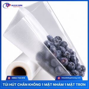 Túi hút chân không nhựa mặt trơn mặt nhám