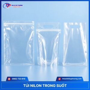 Túi ni lông trong suốt
